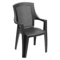 SEDIA IN POLIPROPILENE 'TRAMA' antracite