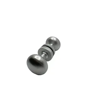 POMOLO ACCOPPIATO MINORI D 55 MM CROMO SATINATO