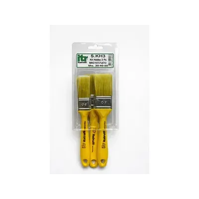 KIT PENNELLESSA MANICO PLAST GIALLO 30-40-50  3PZ (6,0 PZ)