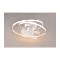 PLAFONIERA C/VENTILATORE LED 40W UMEA SPIRALE 50CM