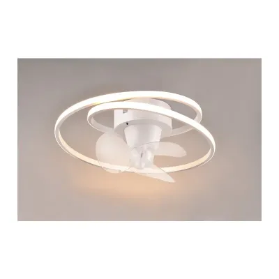 PLAFONIERA C/VENTILATORE LED 40W UMEA SPIRALE 50CM