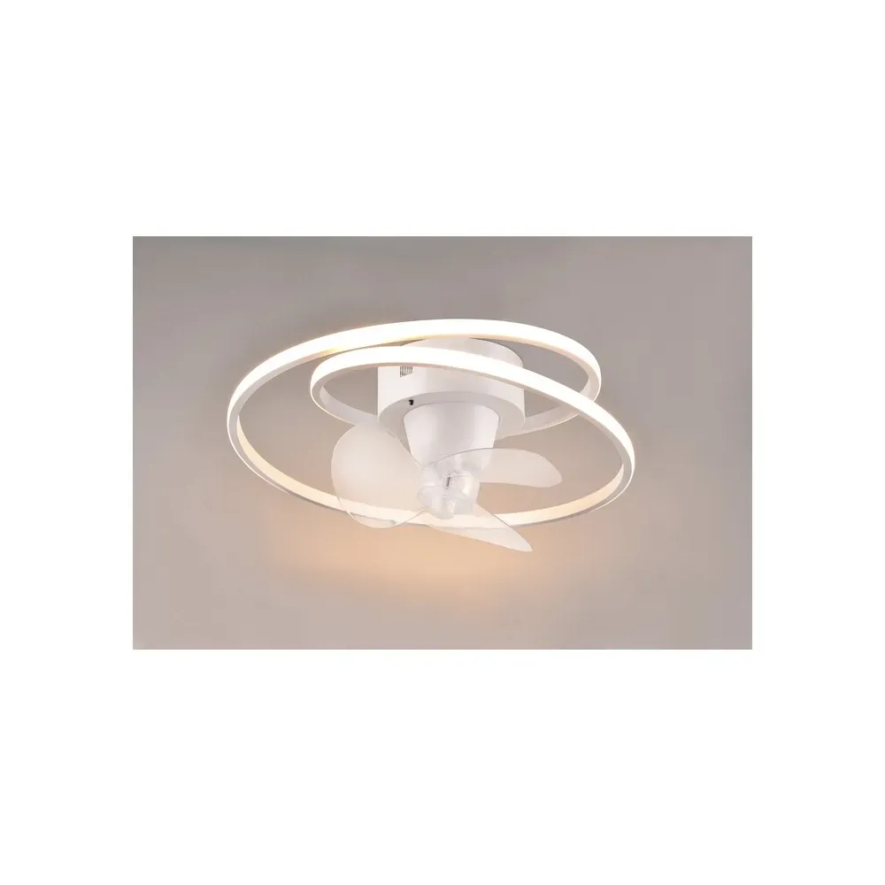 PLAFONIERA C/VENTILATORE LED 40W UMEA SPIRALE 50CM