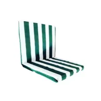 CUSCINO GARDEN SCHIEN BASSO  85X45CM RIGA VERDE (2,0 PZ)