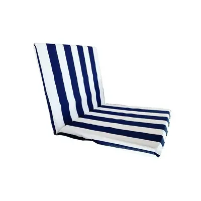 CUSCINO GARDEN SCHIEN BASSO  85X45CM RIGA BLU (2,0 PZ)