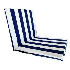 CUSCINO GARDEN SCHIEN BASSO  85X45CM RIGA BLU (2,0 PZ)