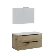 MOBILE BAGNO COMFORT 2C DOGATO 100 ROVERE ORO