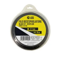C FILO DECESPUGLIATORE QUADRO SEGHETTATO BLACK-ST MM.2,7X15M