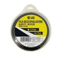 C FILO DECESPUGLIATORE QUADRO SEGHETTATO BLACK-ST MM.3,3X15M