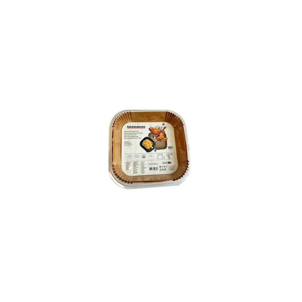STAMPO CARTA AIRFRYER QUADRATA 20CM 50PZ (6,0 PZ)