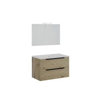 MOBILE BAGNO COMFORT 2C DOGATO  80 ROVERE ORO