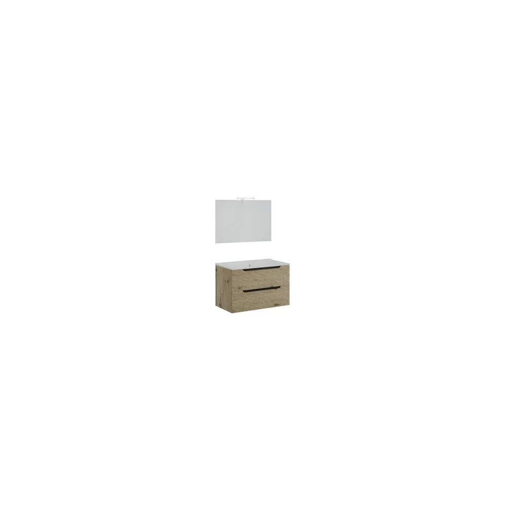 MOBILE BAGNO COMFORT 2C DOGATO  80 ROVERE ORO