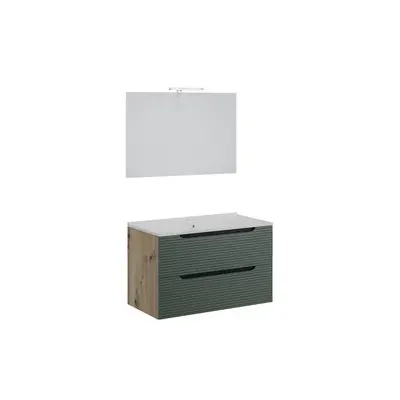 MOBILE BAGNO COMFORT 2C DOGATO  80 ROV/VERDE SAL