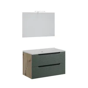 MOBILE BAGNO COMFORT 2C DOGATO  80 ROV/VERDE SAL