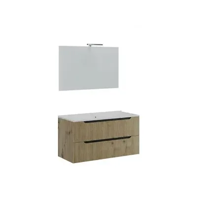 MOBILE BAGNO COMFORT 2C CANNET 100 ROVERE ORO