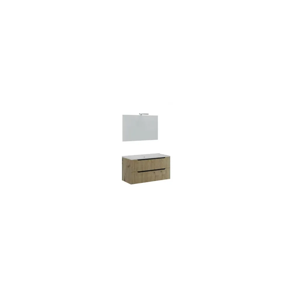 MOBILE BAGNO COMFORT 2C CANNET 100 ROVERE ORO