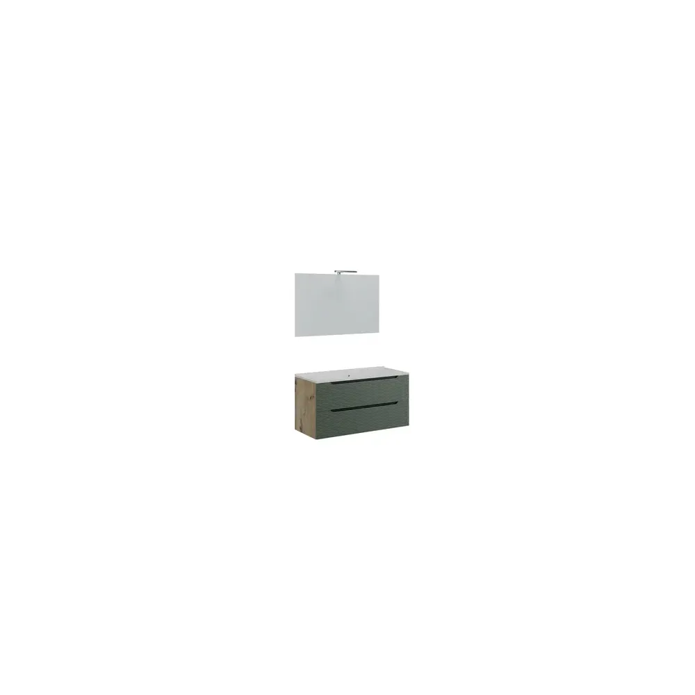 MOBILE BAGNO COMFORT 2C DOGATO 100 ROV/VERDE SAL
