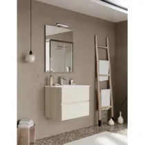 MOBILE BAGNO EASY 2C SOSPESO  60 ROVERE GHIACCIO