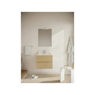 MOBILE BAGNO EASY 2C SOSPESO  60 ROVERE NATURALE