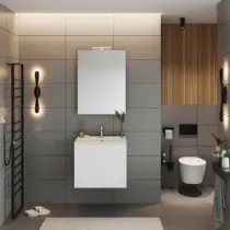 MOBILE BAGNO EASY 2C SOSPESO  60 BIANCO LUCIDO