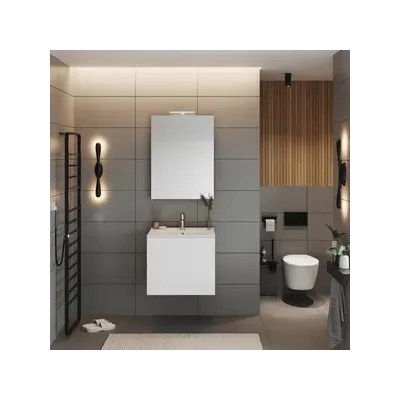 MOBILE BAGNO EASY 2C SOSPESO  60 BIANCO LUCIDO