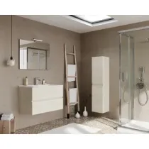 MOBILE BAGNO EASY 2C SOSPESO  80 ROVERE GHIACCIO