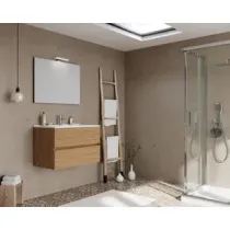 MOBILE BAGNO EASY 2C SOSPESO  80 ROVERE NATURALE
