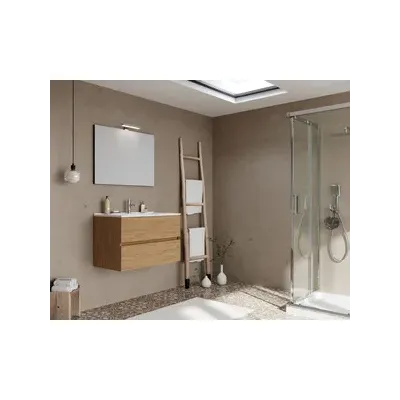 MOBILE BAGNO EASY 2C SOSPESO  80 ROVERE NATURALE