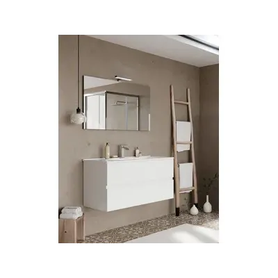MOBILE BAGNO EASY 2C SOSPESO 100 BIANCO LUCIDO