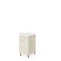 LAVATOIO LEGNO 45X50 ROVERE GHIACCIO