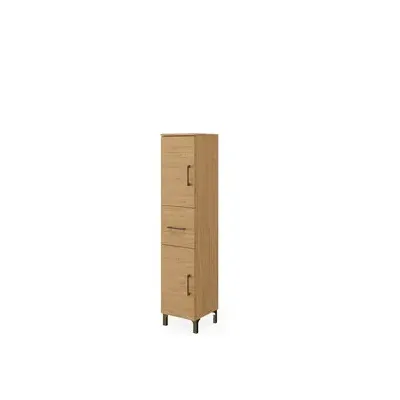SEMICOLONNA RUBINO H.148 1A+1C ROVERE NATURALE