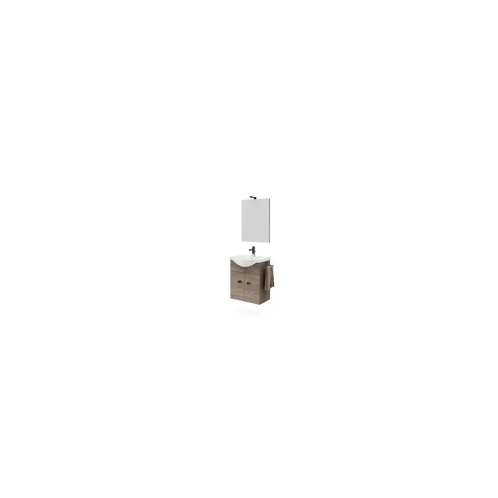 MOBILE BAGNO ZAFFIRO 2A 55 NOCE AMERICANO