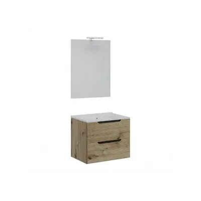MOBILE BAGNO COMFORT 2C DOGATO  60 ROVERE ORO