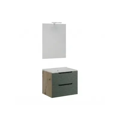 MOBILE BAGNO COMFORT 2C DOGATO  60 ROV/VERDE SAL