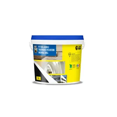 C IDROPITTURA LAV TRASP INTERNI 5L WASHABLE WALL