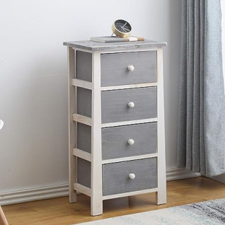 BEDSIDE CHEST OF DRAWERS 4 Drawers 73X37X27cm