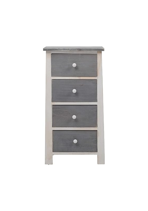 BEDSIDE CHEST OF DRAWERS 4 Drawers 73X37X27cm