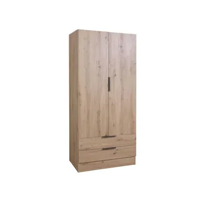 ARMADIO ESPRESSO 2A+2C 82X46XH184 CM ROVERE ARTISAN