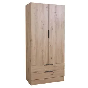 ARMADIO ESPRESSO 2A+2C 82X46XH184 CM ROVERE ARTISAN