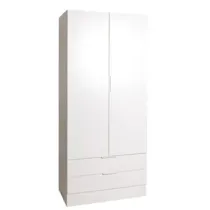 ARMADIO ESPRESSO 2A+2C 82X46XH184 CM BIANCO