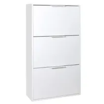 SCARPIERA 3A DOPPIA 119,4X24,8X65CM BIANCO