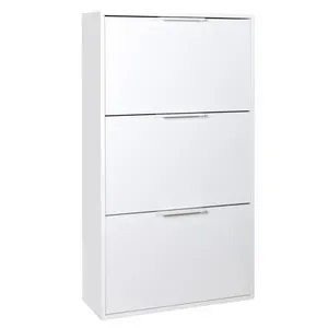 SCARPIERA 3A DOPPIA 119,4X24,8X65CM BIANCO