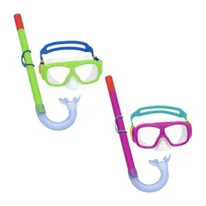 MASCHERA SUBACQUEA + 7 KIT SNORKEL EXPLORA 24035