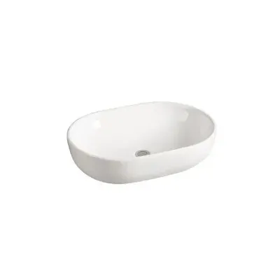 C LAVABO APPOG. CER. BIA. 49X36X14CM ON BOARD