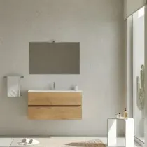 MOBILE BAGNO EASY 2C SOSPESO 100 ROVERE NATURALE