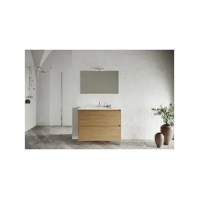 MOBILE BAGNO LISBONA 2C 100 ROVERE NATURALE