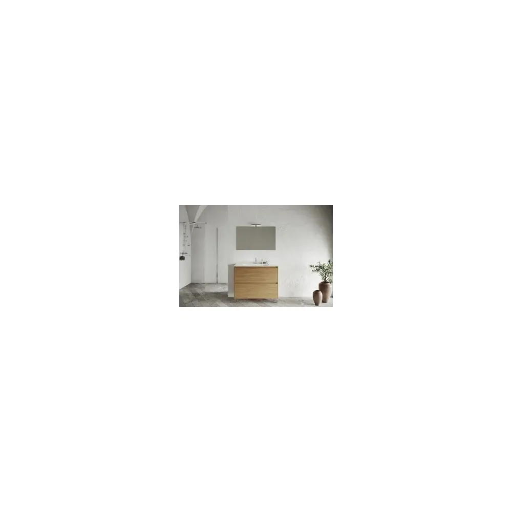 MOBILE BAGNO LISBONA 2C 100 ROVERE NATURALE