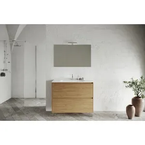 MOBILE BAGNO LISBONA 2C 100 ROVERE NATURALE