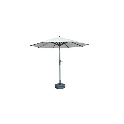 C OMBRELLONE ALL GRIGIO ANACAPRI D 2,5M BIANCO
