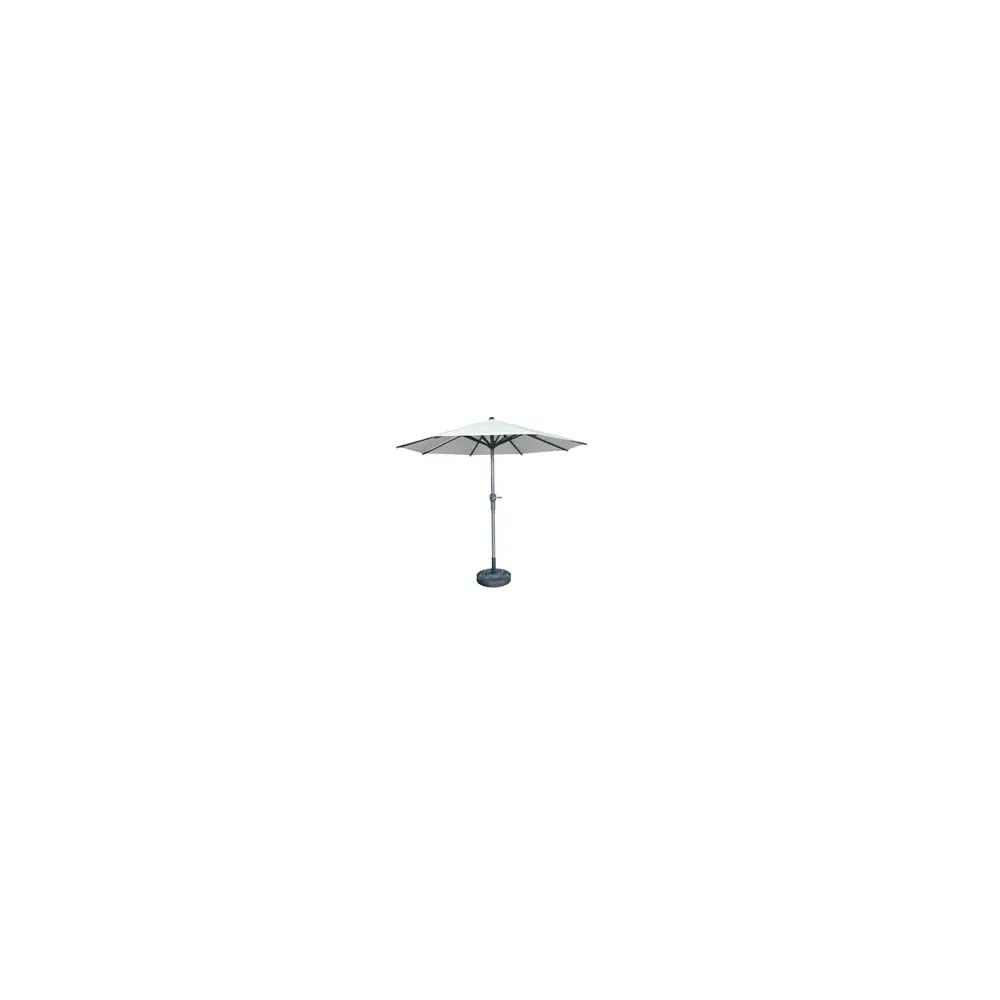 C OMBRELLONE ALL GRIGIO ANACAPRI D 2,5M BIANCO
