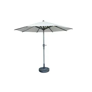 C OMBRELLONE ALL GRIGIO ANACAPRI D 2,5M BIANCO